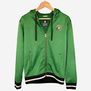 Rocawear Green Zip Up Hoodie Small Streetwear Jacket Unisex Y2K